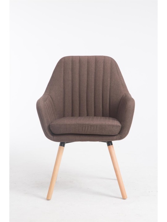 Stolička Florián látka Natura, hnedá