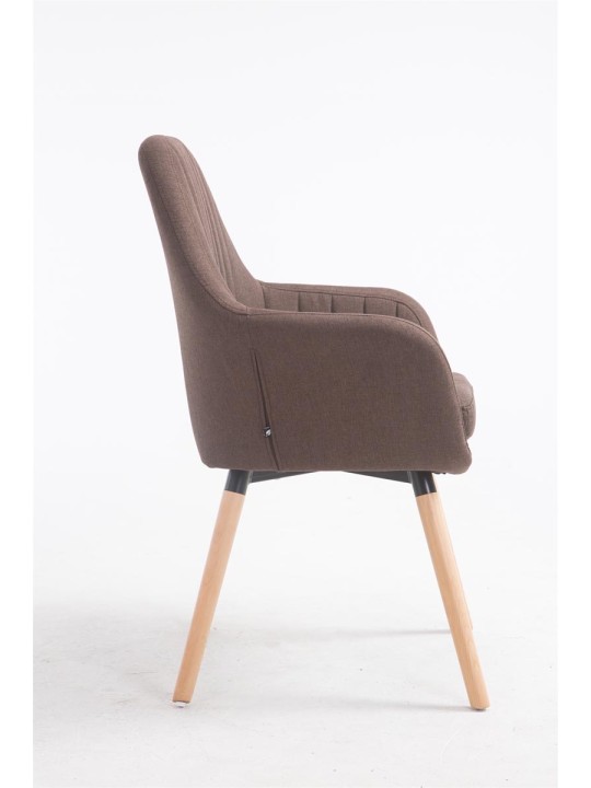 Stolička Florián látka Natura, hnedá