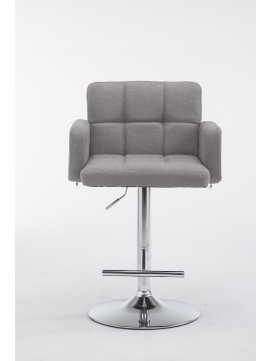 Barová stolička Los Angeles látka C, sivá