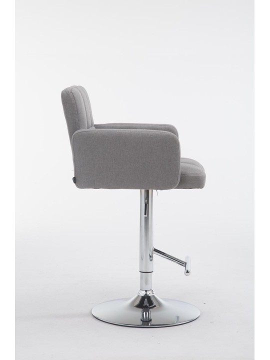 Barová stolička Los Angeles látka C, sivá