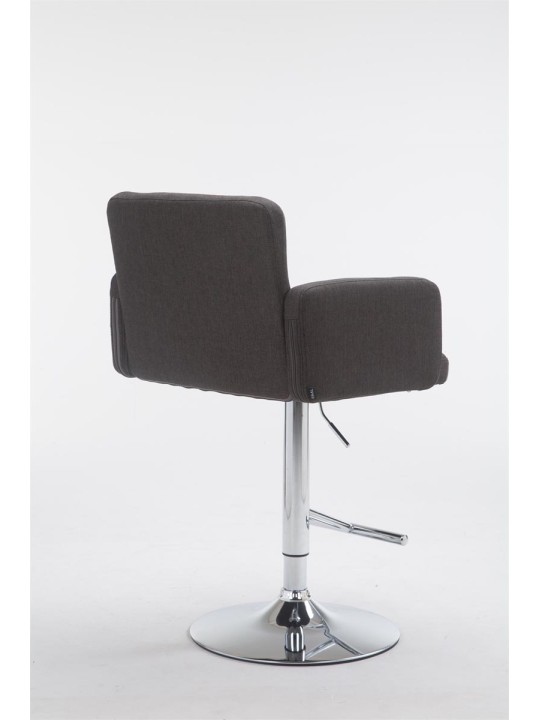 Barová stolička Los Angeles látka C, tmavosivá