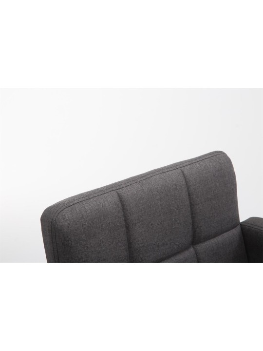 Barová stolička Los Angeles látka C, tmavosivá