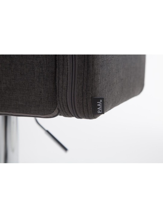 Barová stolička Los Angeles látka C, tmavosivá