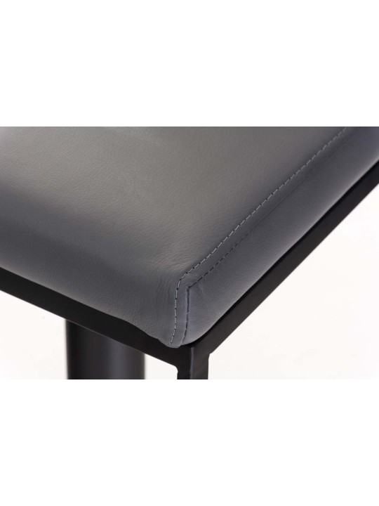 Barová stolička Panama B umelá koža, sivá