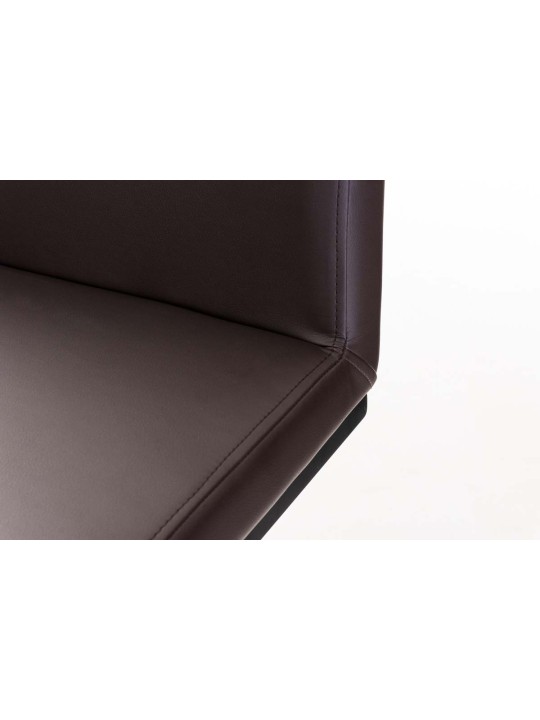 Barová stolička Panama B umelá koža, hnedá