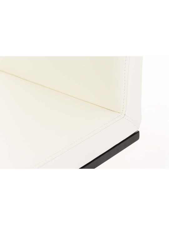 Barová stolička Panama B umelá koža, krémová