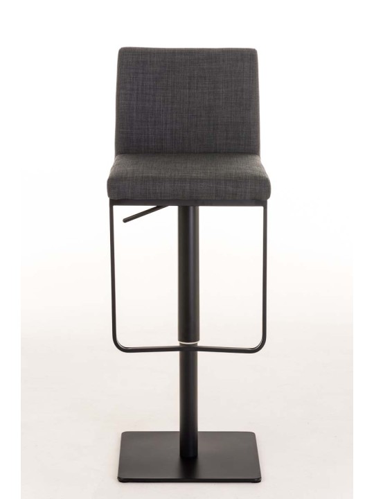 Barová stolička Panama B látka, tmavosivá