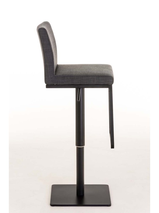 Barová stolička Panama B látka, tmavosivá