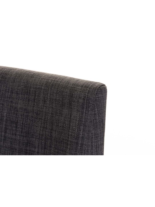 Barová stolička Panama B látka, tmavosivá