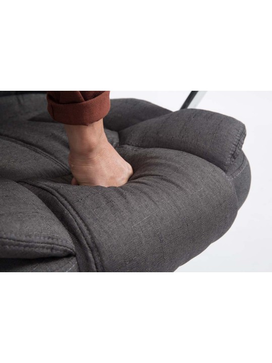 Kancelárske kreslo BIG Xanthos fabric V2, tmavosivá Kancelárske kreslo BIG Xanthos fabric V2, tmavosivá