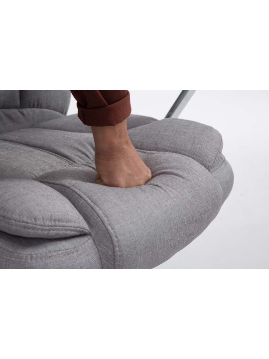 Kancelárske kreslo BIG Xanthos fabric V2, sivá
