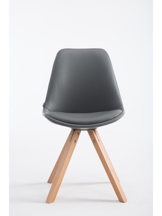 Návštevnícke kreslo Laval Natura Square, sivá