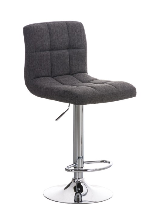 Barová stolička Peru FABRIC C, svetlosivá