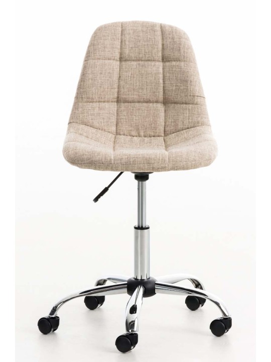 Kancelárske kreslo Emil látka, krémová