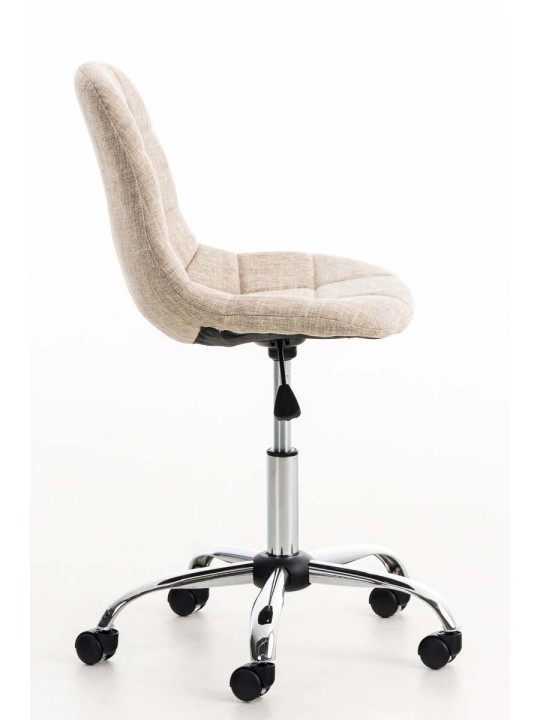 Kancelárske kreslo Emil látka, krémová