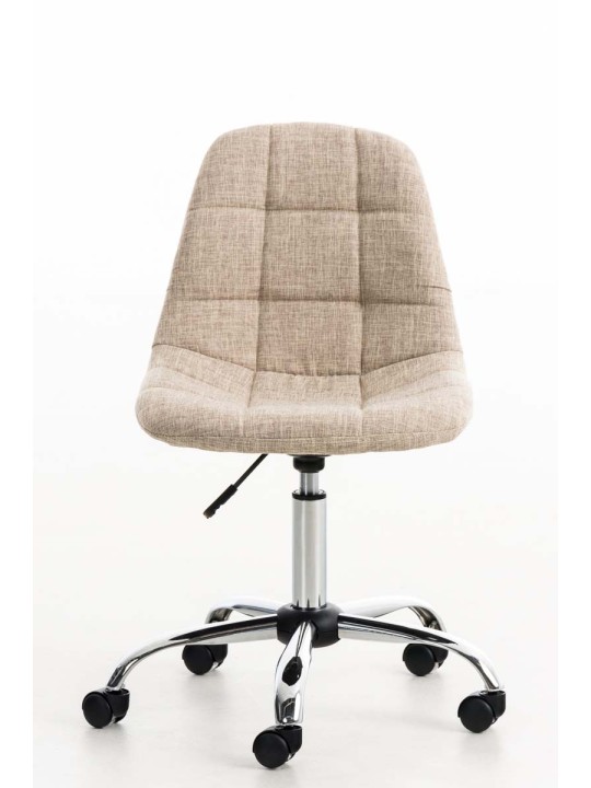 Kancelárske kreslo Emil látka, krémová