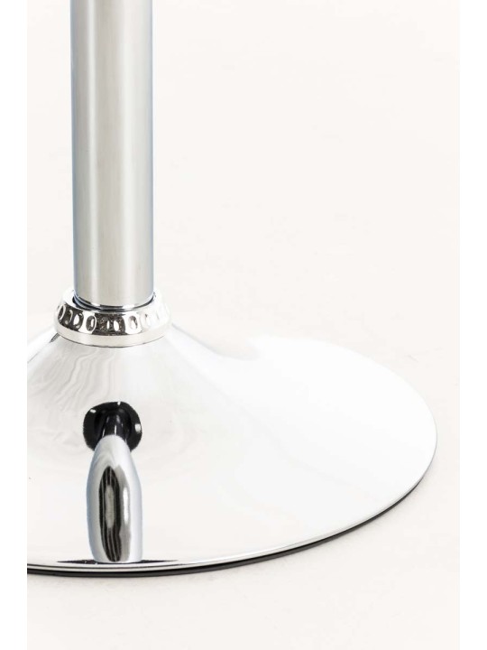 Stolička Emil imitácia kože, krémová