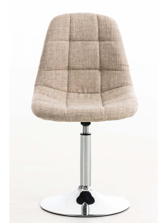 Stolička Emil látka, krémová