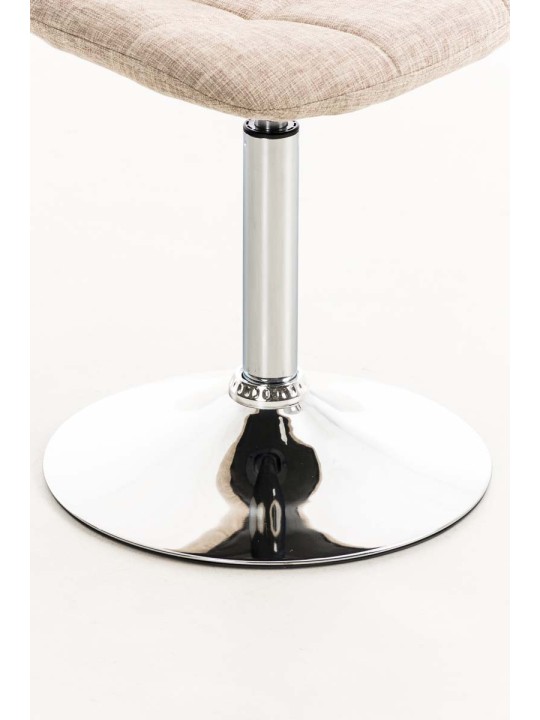 Stolička Emil látka, krémová