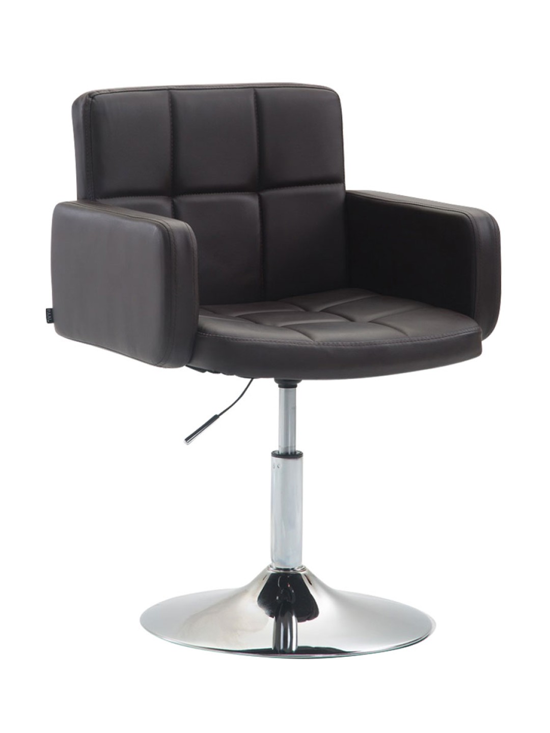 Lehátko z umelej kože Los Angeles, hnedá