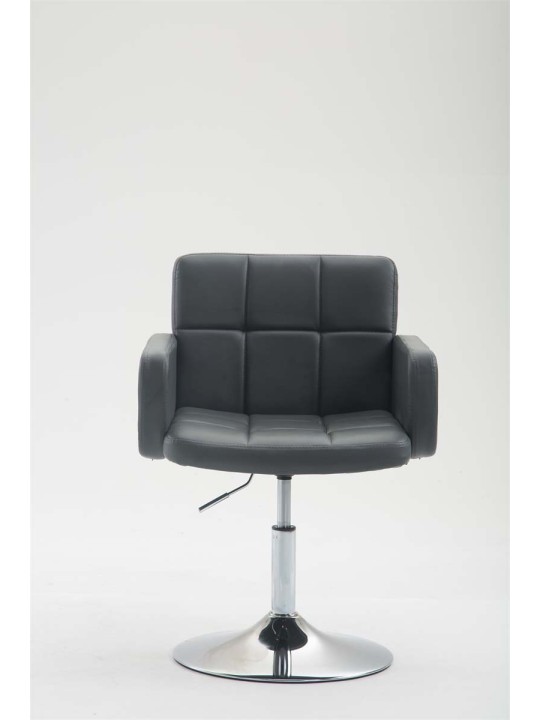 Lehátko z umelej kože Los Angeles, sivá