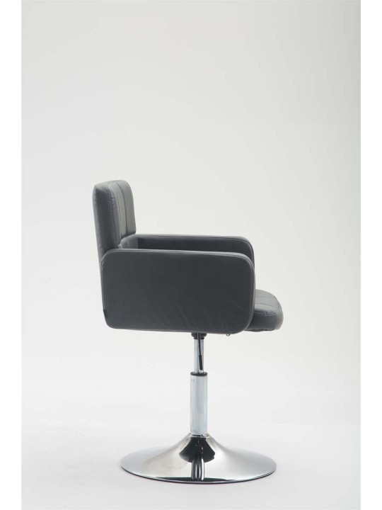 Lehátko z umelej kože Los Angeles, sivá