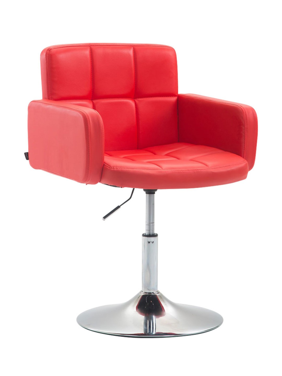 Lehátko z umelej kože Los Angeles, červená