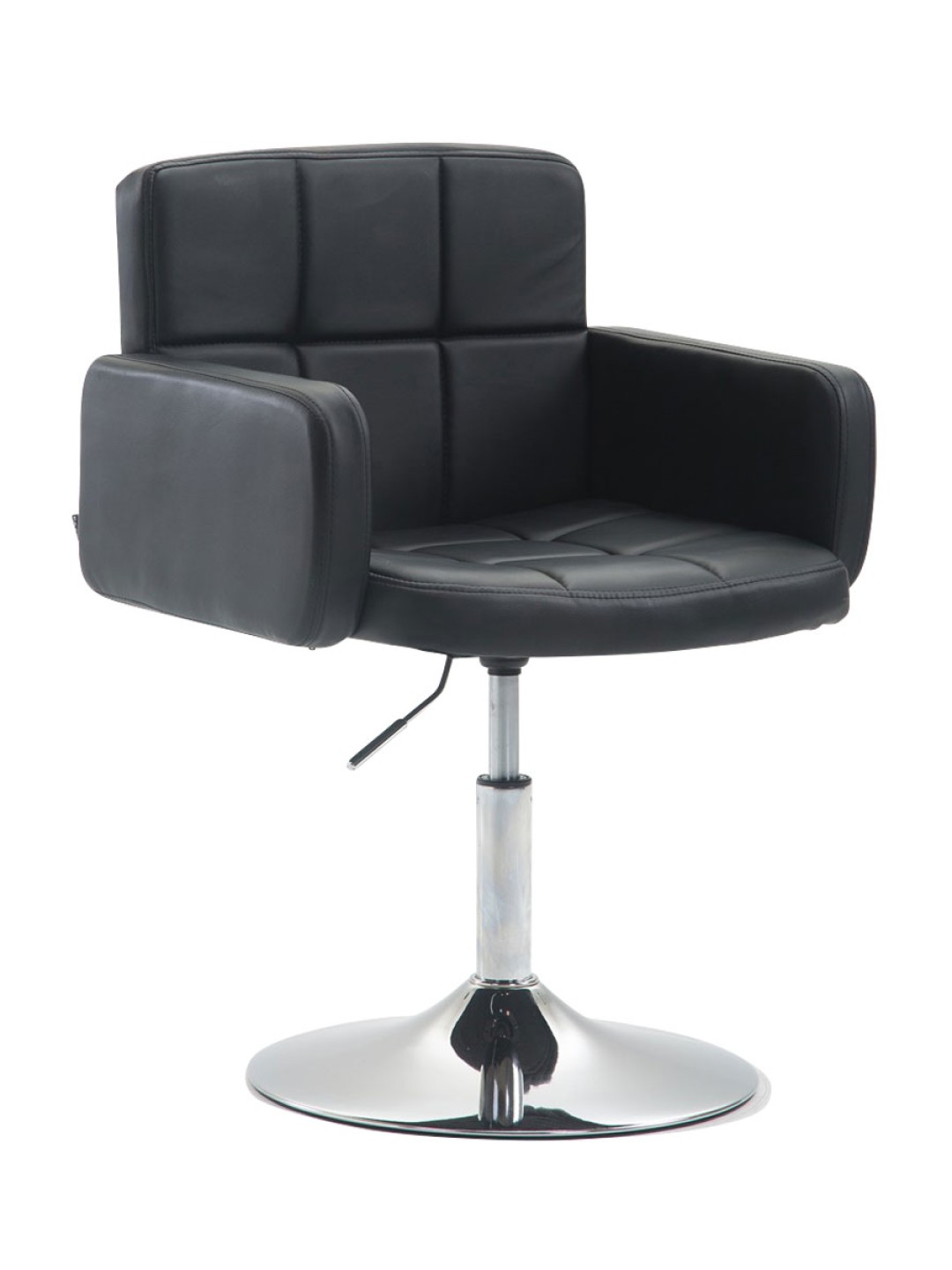 Lehátko z umelej kože Los Angeles, čierna