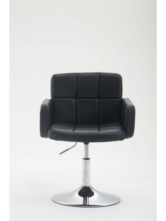 Lehátko z umelej kože Los Angeles, čierna