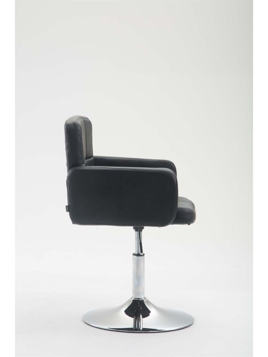 Lehátko z umelej kože Los Angeles, čierna