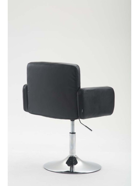 Lehátko z umelej kože Los Angeles, čierna