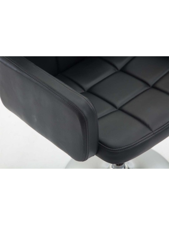 Lehátko z umelej kože Los Angeles, čierna