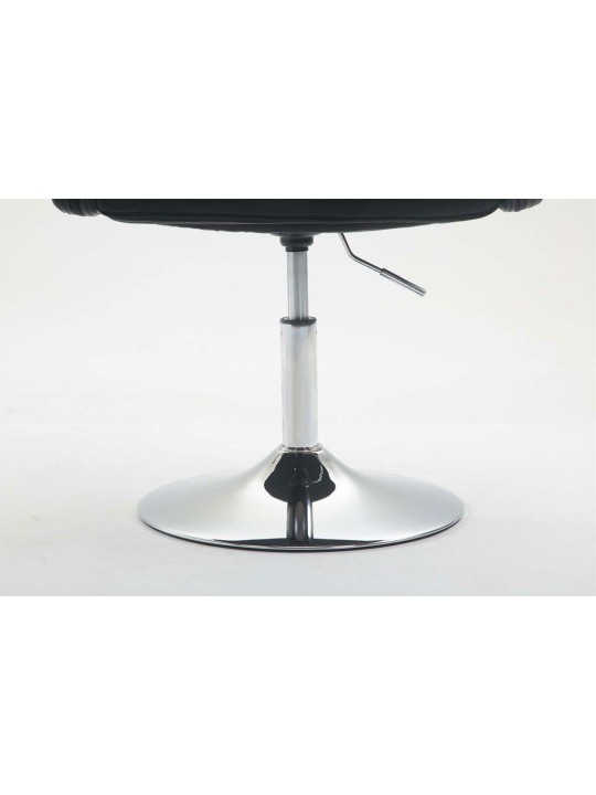 Lehátko z umelej kože Los Angeles, čierna