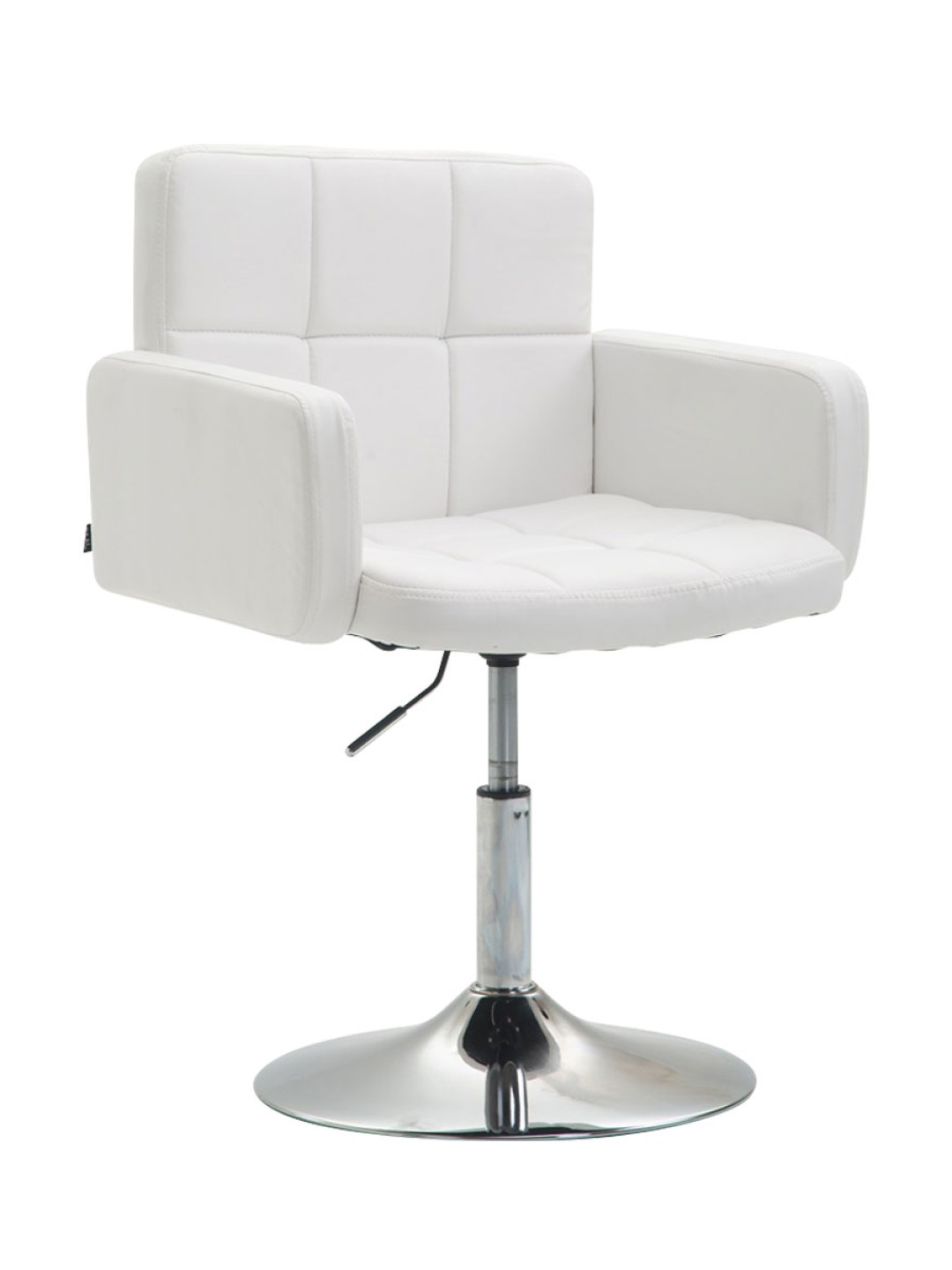 Lehátko z umelej kože Los Angeles, biela