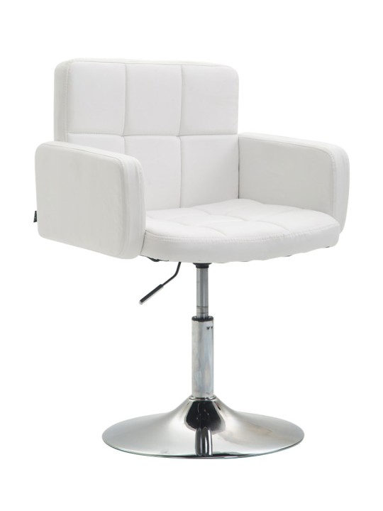 Lehátko z umelej kože Los Angeles, biela