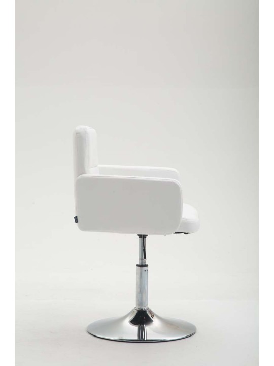 Lehátko z umelej kože Los Angeles, biela