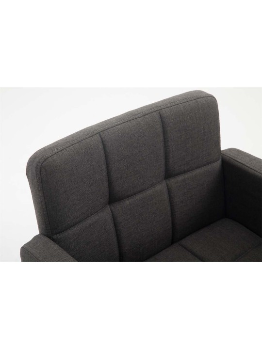 Lehátko látka Los Angeles, tmavosivá