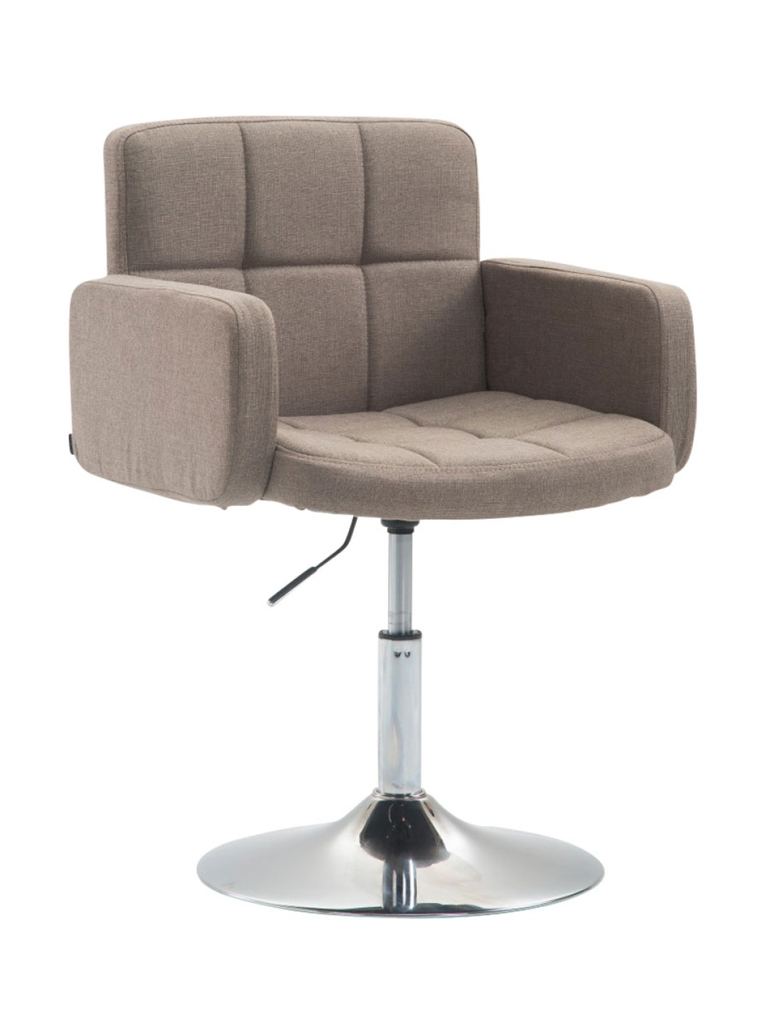 Lehátko látka Los Angeles, šedohnedá