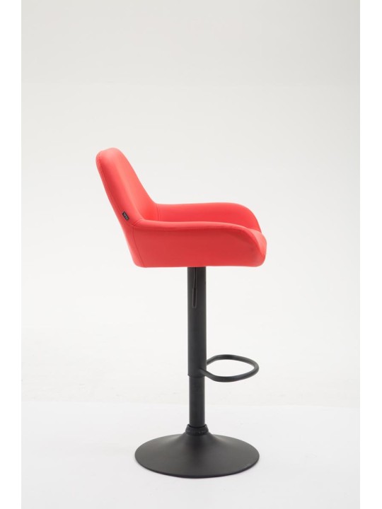 Barová stolička Braga z umelej kože B, červená