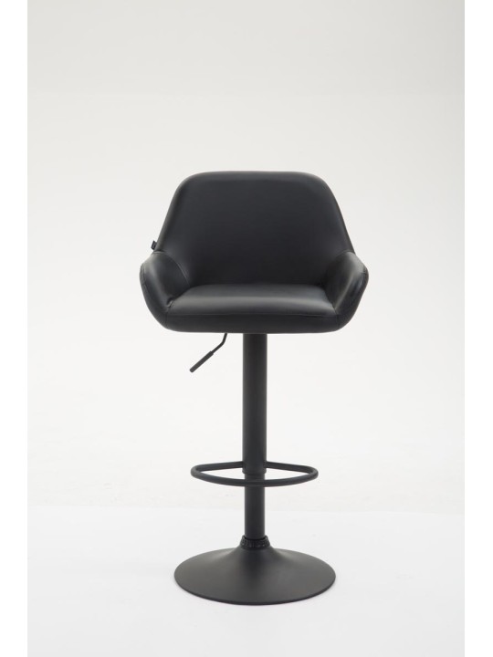 Barová stolička Braga z umelej kože B, čierna