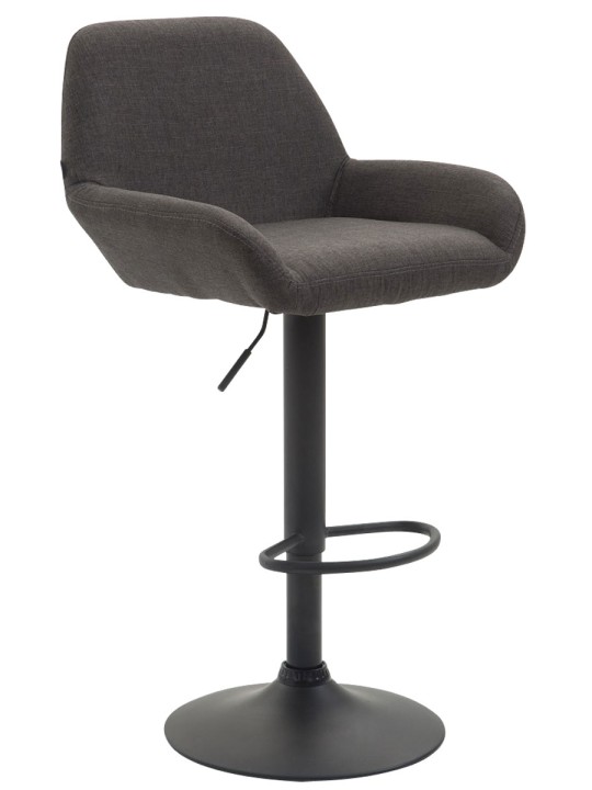 Barová stolička Braga látka B, tmavosivá