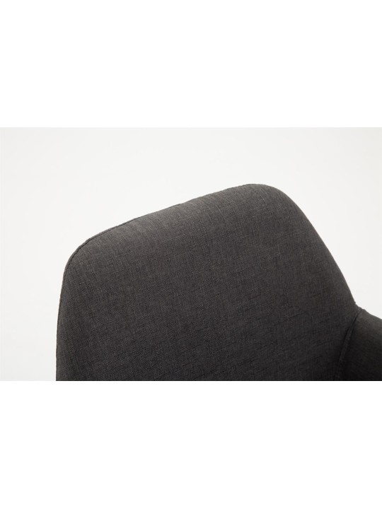 Barová stolička Braga látka B, tmavosivá