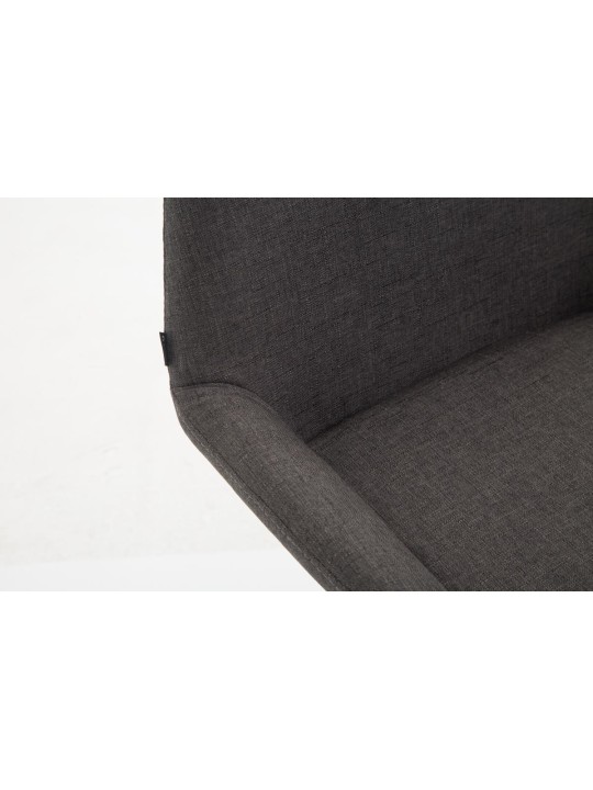 Barová stolička Braga látka B, tmavosivá