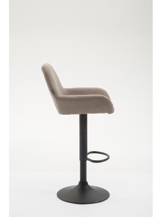 Barová stolička Braga látka B, šedohnedá