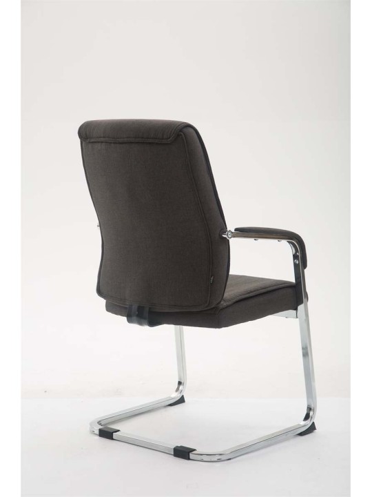 XL stolička pre návštevy Anubis fabric, tmavosivá