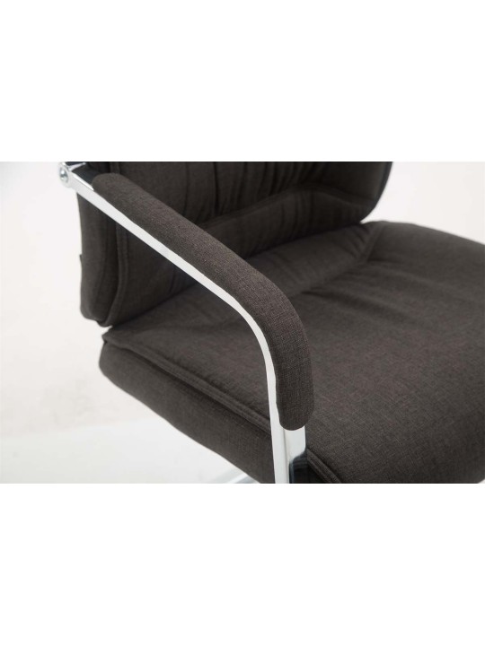 XL stolička pre návštevy Anubis fabric, tmavosivá