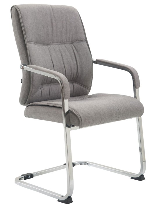 XL stolička pre návštevy Anubis fabric, sivá