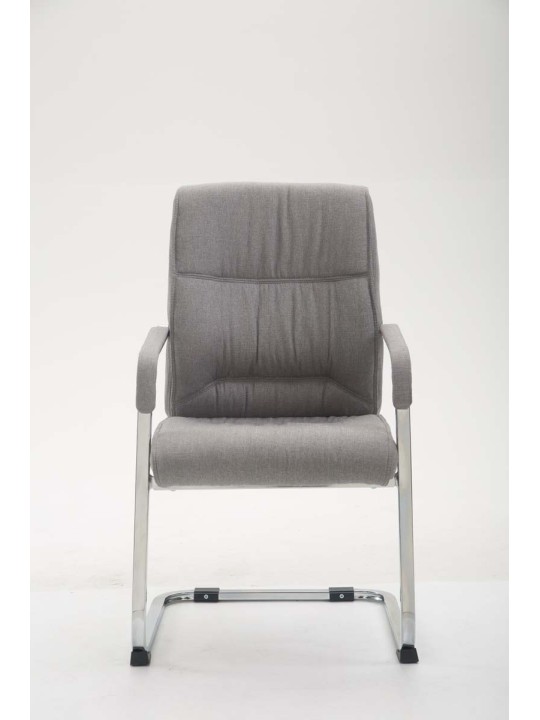 XL stolička pre návštevy Anubis fabric, sivá