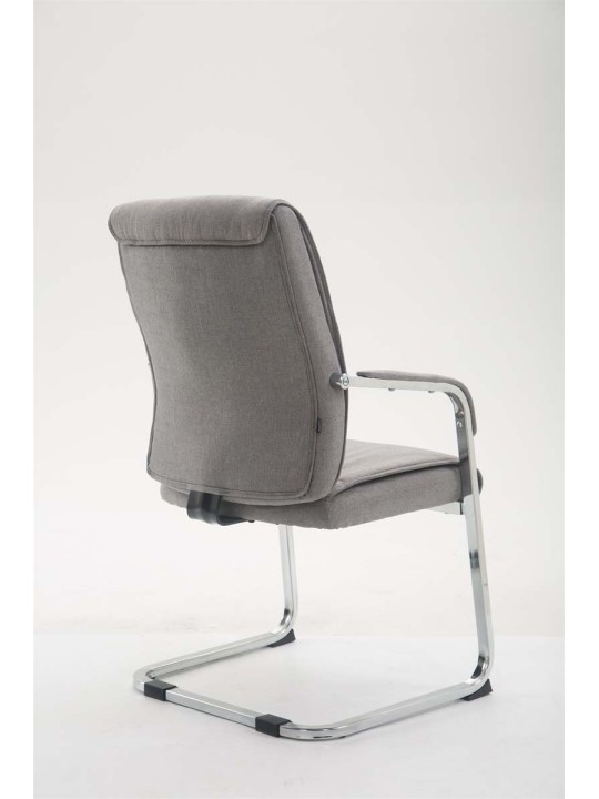 XL stolička pre návštevy Anubis fabric, sivá