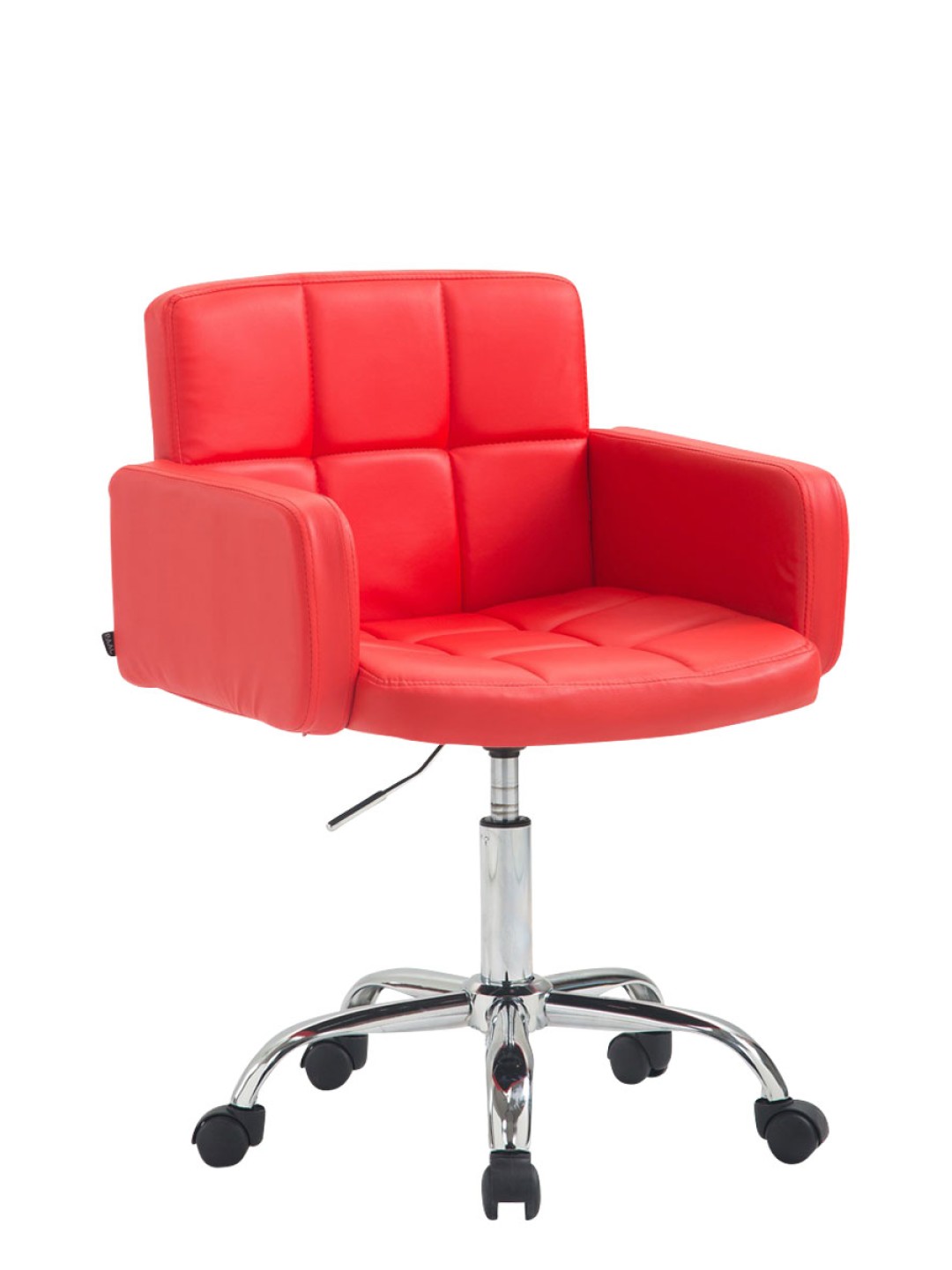 Pracovná stolička z umelej kože Los Angeles, červená